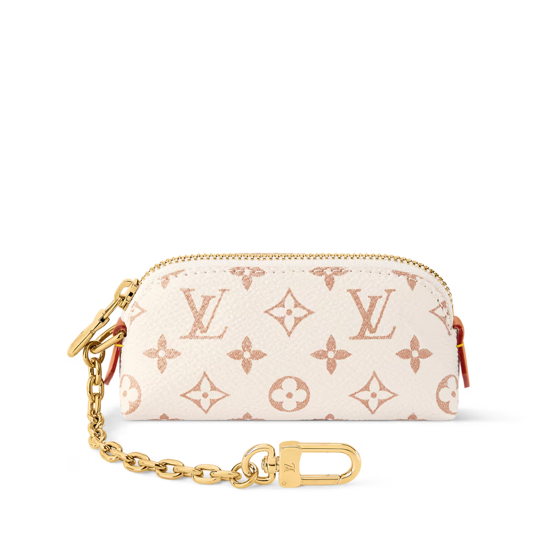 Túi Đựng Son Louis Vuitton Cosmetic Lipstick Pouch #Monogram Dune