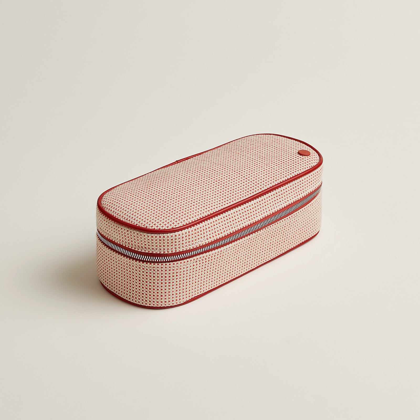 Hộp Đựng Mỹ Phẩm HERMÈS Escale Case #Vermillon - Kallos Vietnam
