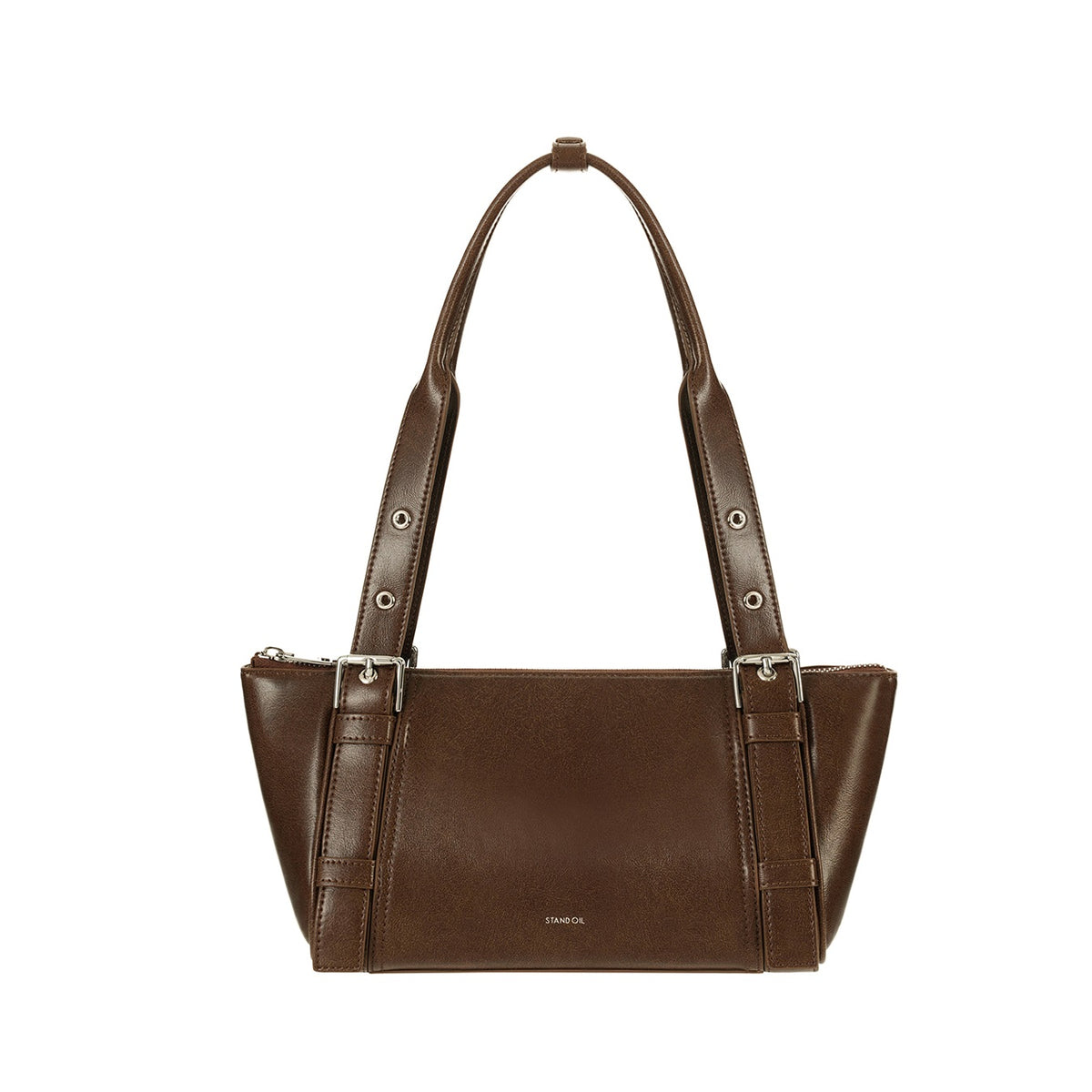 Túi Xách Stand Oil Boat Bag #Brown