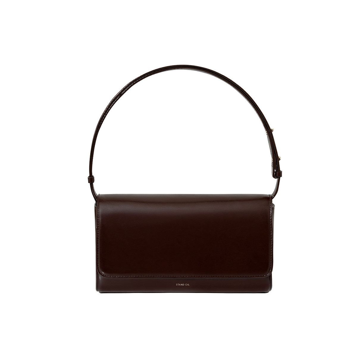 Túi Xách Stand Oil Butter Bag Classic #Marron