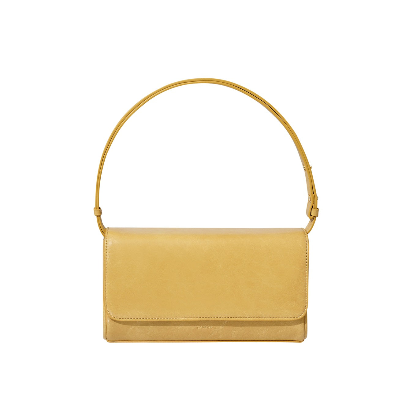 Túi Xách Stand Oil Butter Bag Classic #Mustard-Kallos