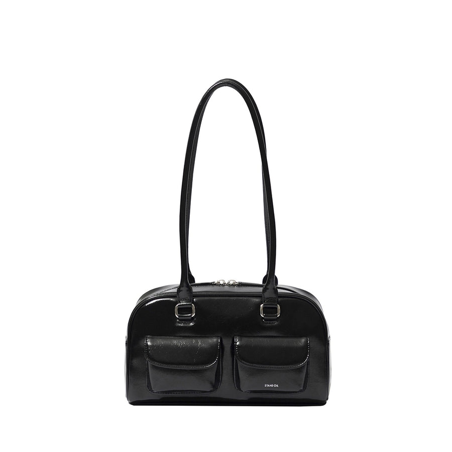 Túi Xách Stand Oil Chubby Bag #Black-Kallos