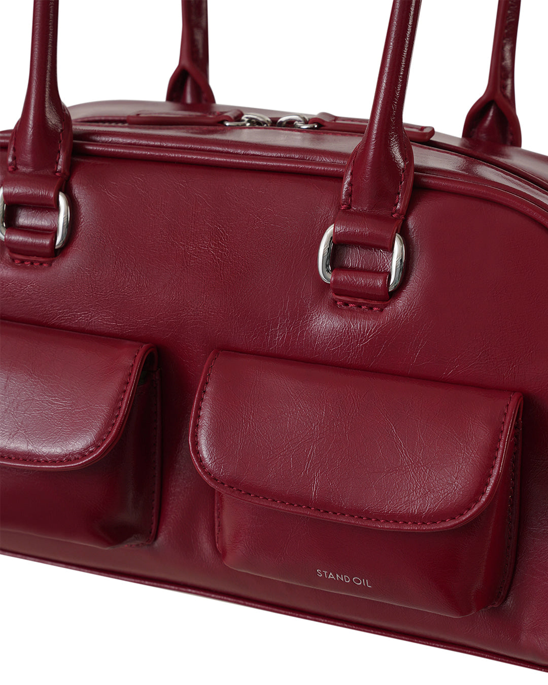 Túi Xách Stand Oil Chubby Bag #Red Wine