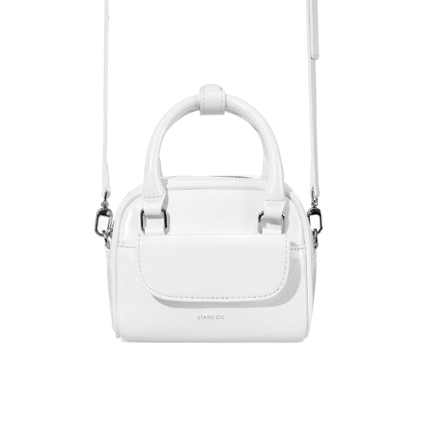 Túi Xách Stand Oil Chubby Bag Tiny #White-Kallos