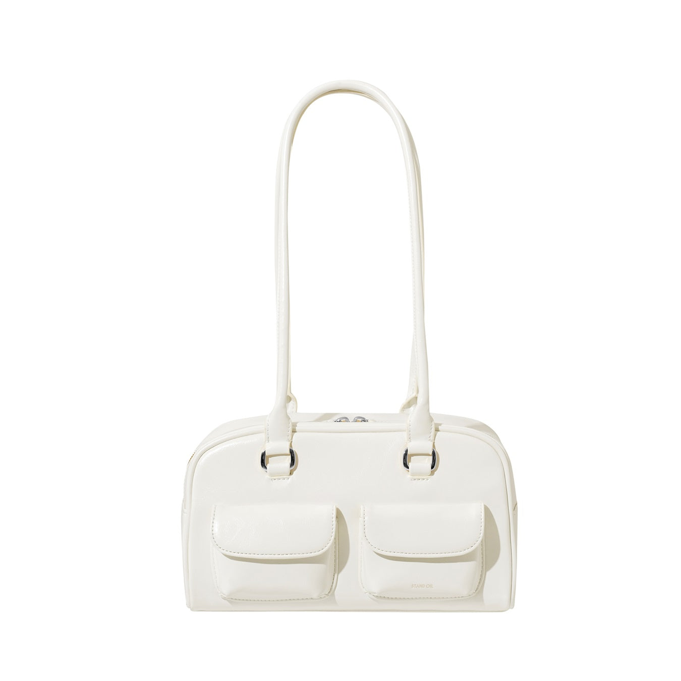 Túi Xách Stand Oil Chubby Bag #White-Kallos