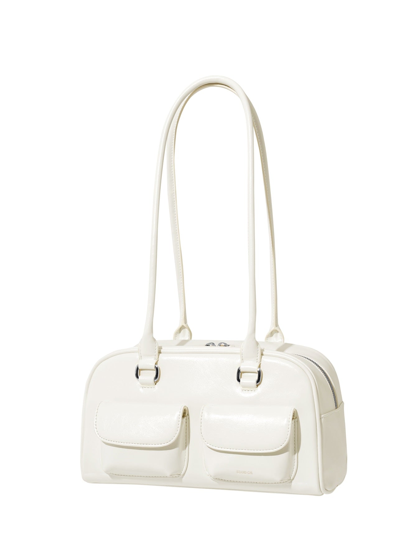 Túi Xách Stand Oil Chubby Bag #White-Kallos