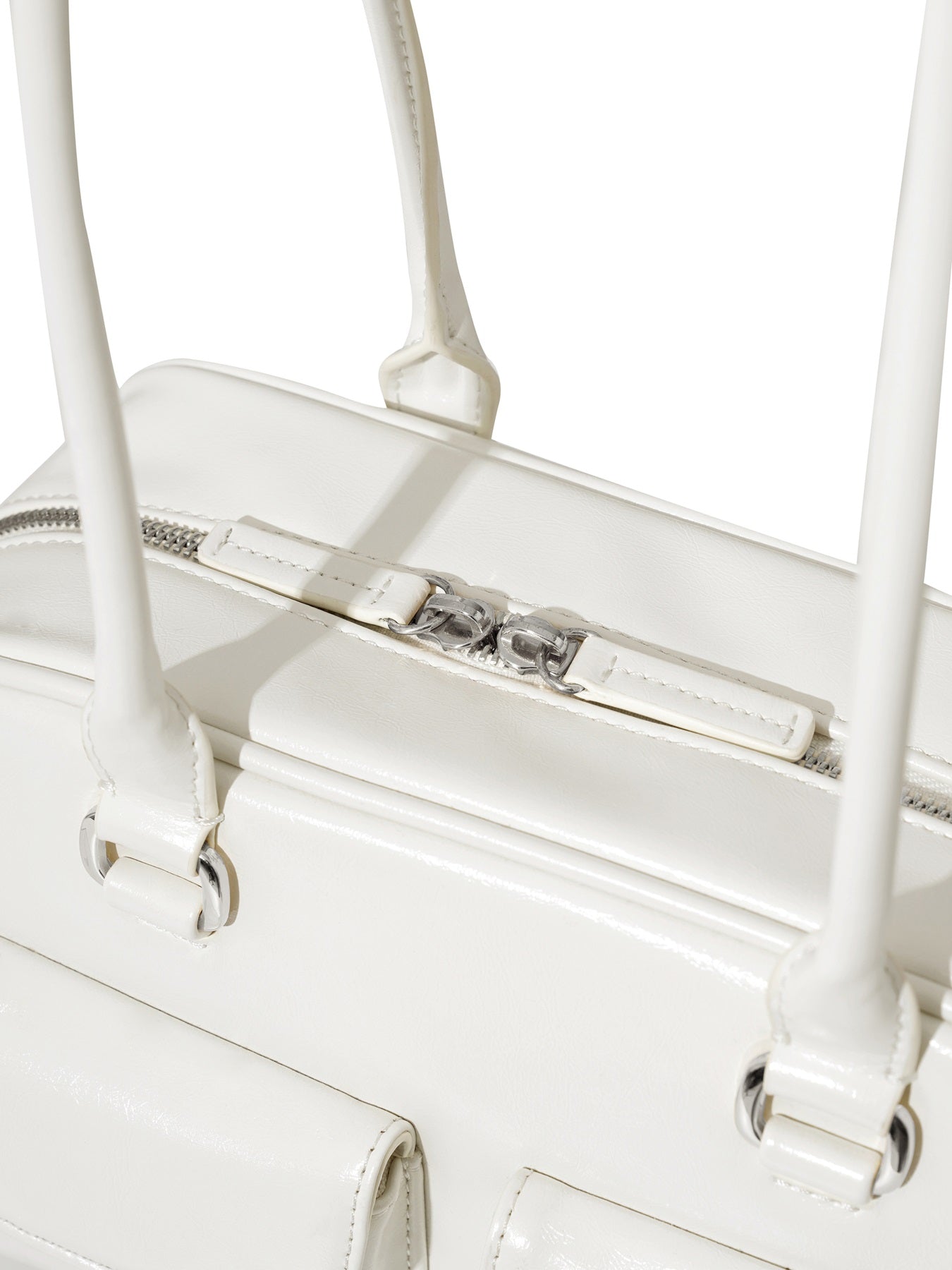 Túi Xách Stand Oil Chubby Bag #White-Kallos