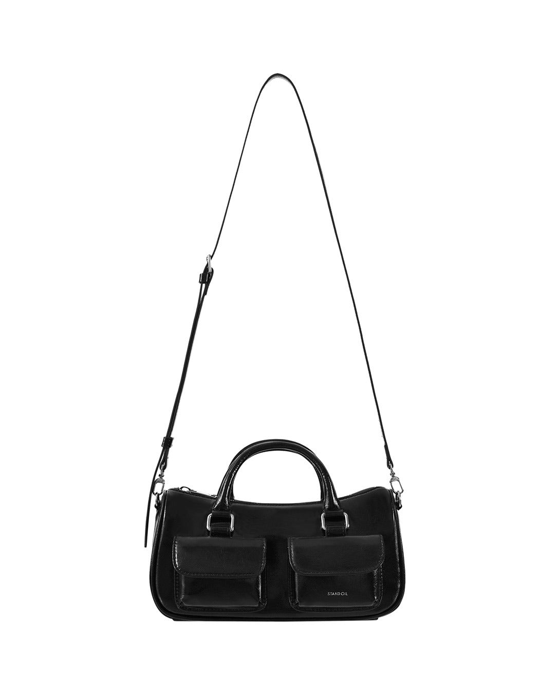 Túi Xách Stand Oil Chubby Half Bag #Black