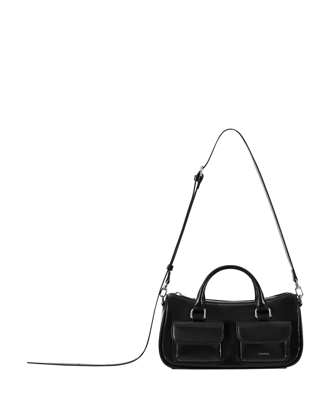 Túi Xách Stand Oil Chubby Half Bag #Black