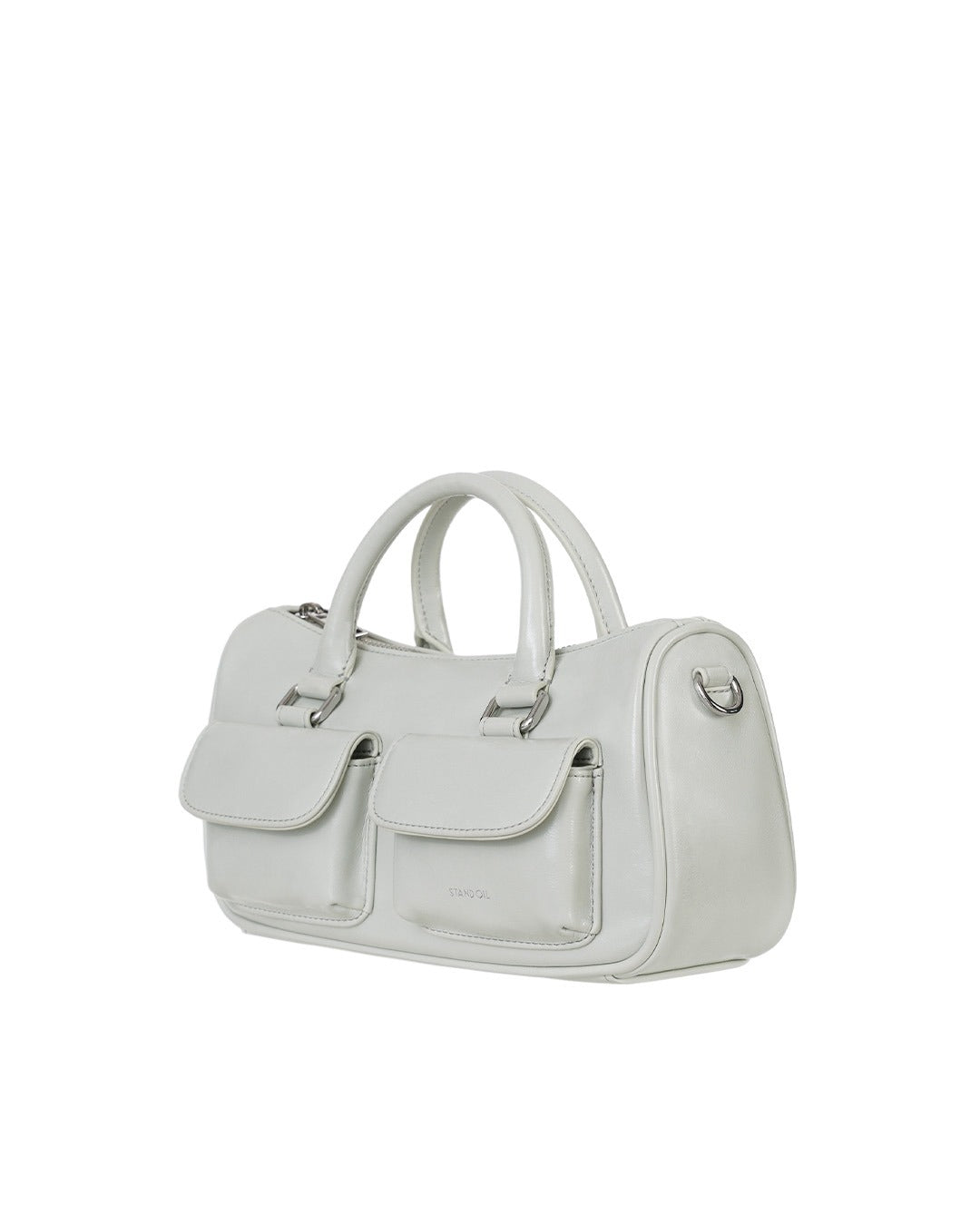 Túi Xách Stand Oil Chubby Half Bag #Pale Grey