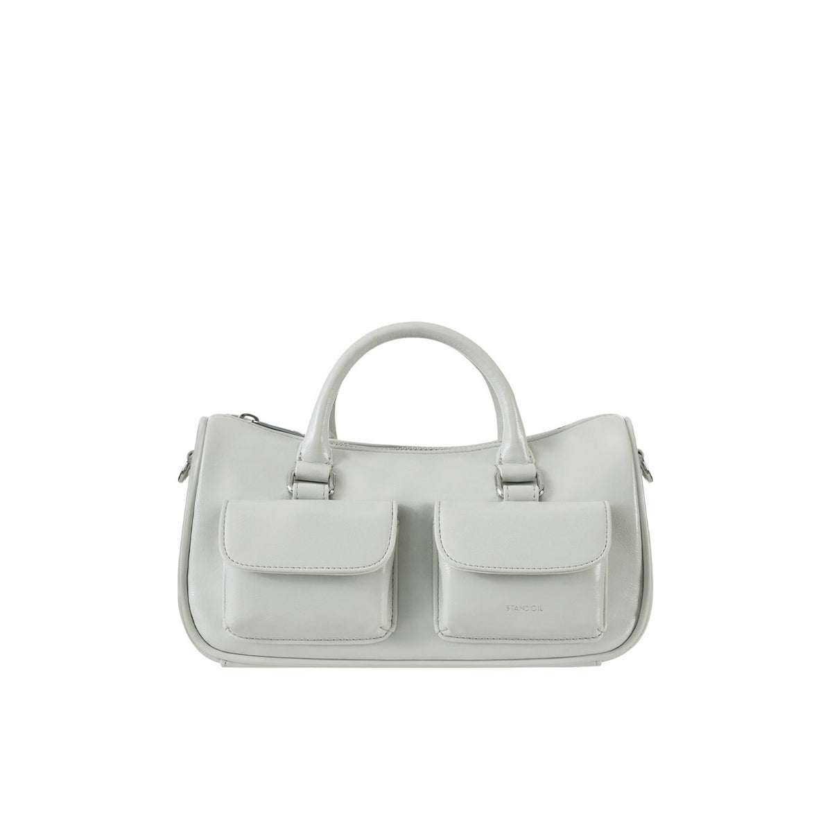 Túi Xách Stand Oil Chubby Half Bag #Pale Grey
