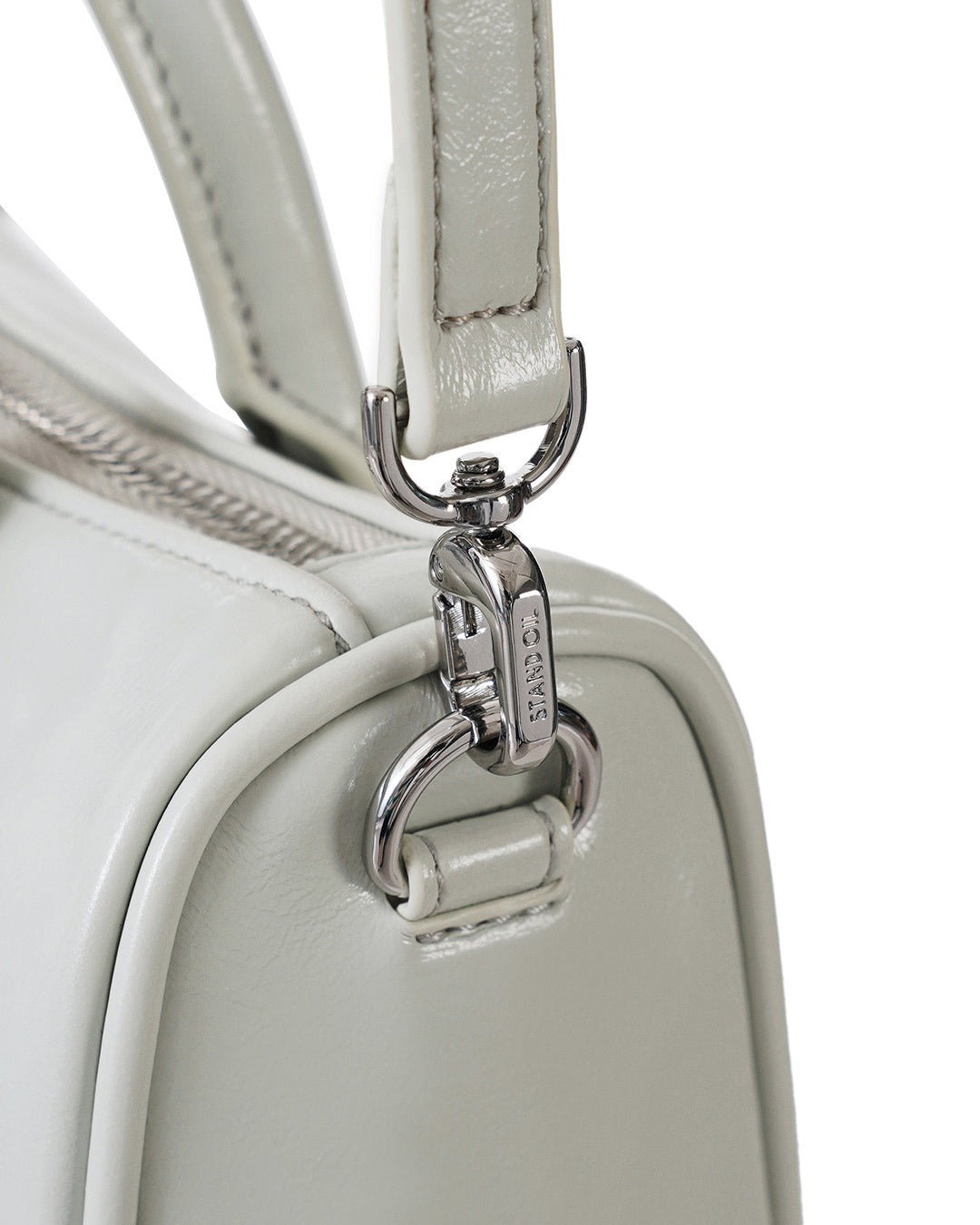 Túi Xách Stand Oil Chubby Half Bag #Pale Grey
