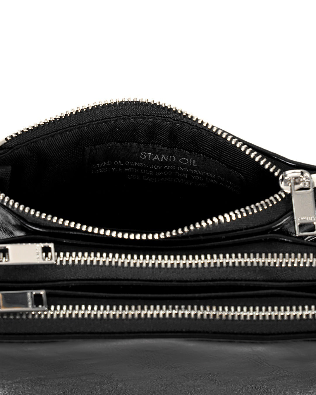 Túi Xách Stand Oil Cookie Accordion Bag #Black