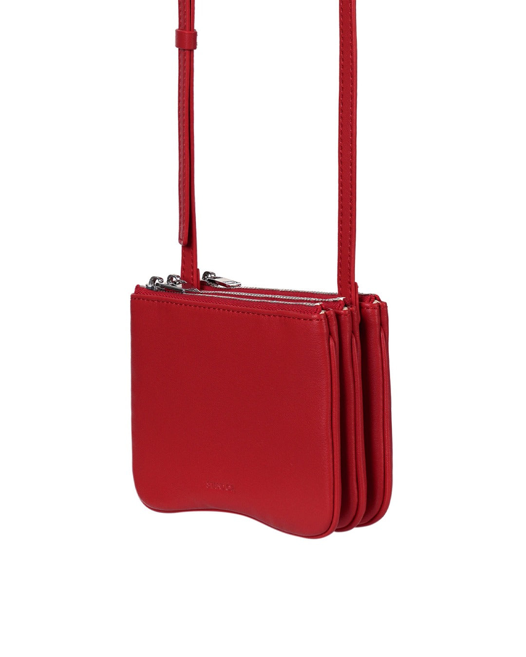 Túi Xách Stand Oil Cookie Accordion Bag #Red
