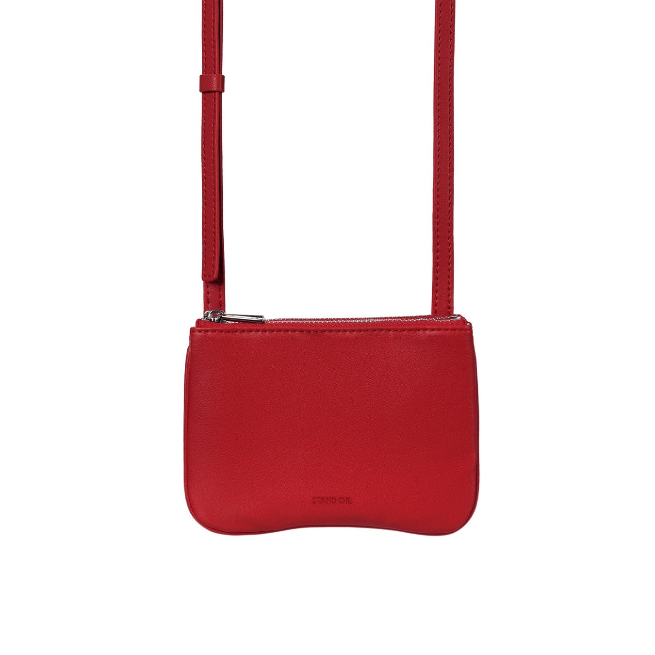 Túi Xách Stand Oil Cookie Accordion Bag #Red-Kallos