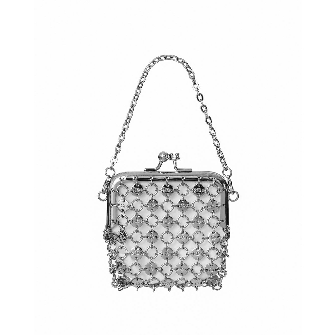 Túi Xách Stand Oil Hippo Frame Bag #Silver-Kallos