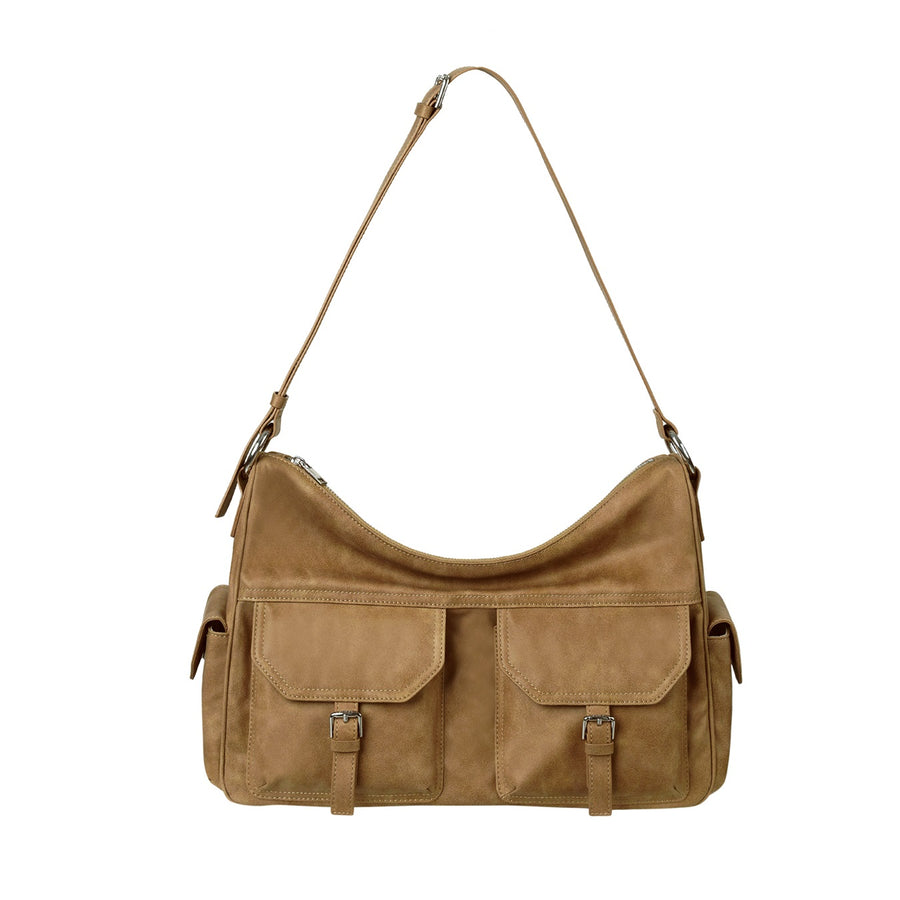 Túi Xách Stand Oil Joey Bag #Camel-Kallos