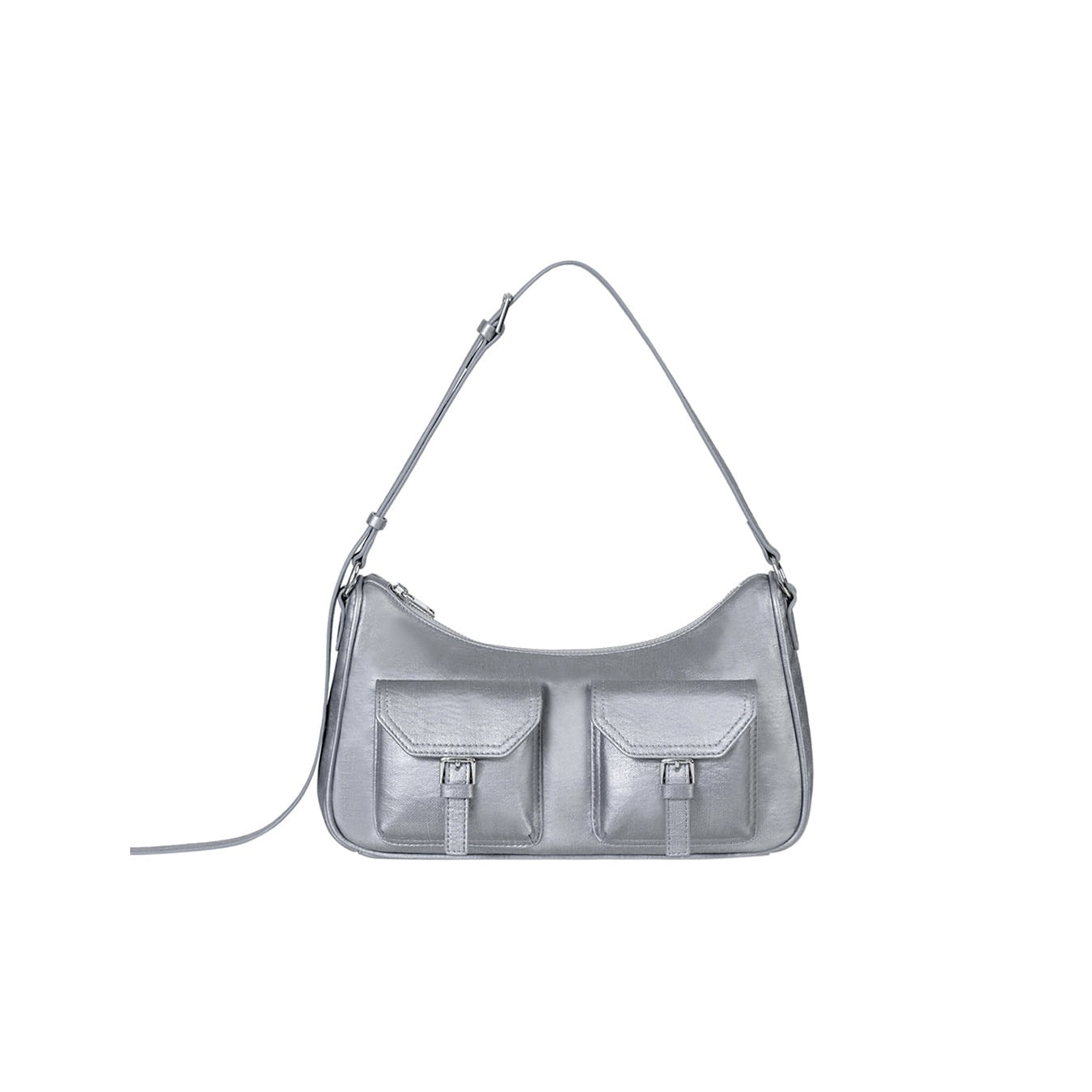 Túi Xách Stand Oil Joey Bag Mini #Denim Silver-Kallos