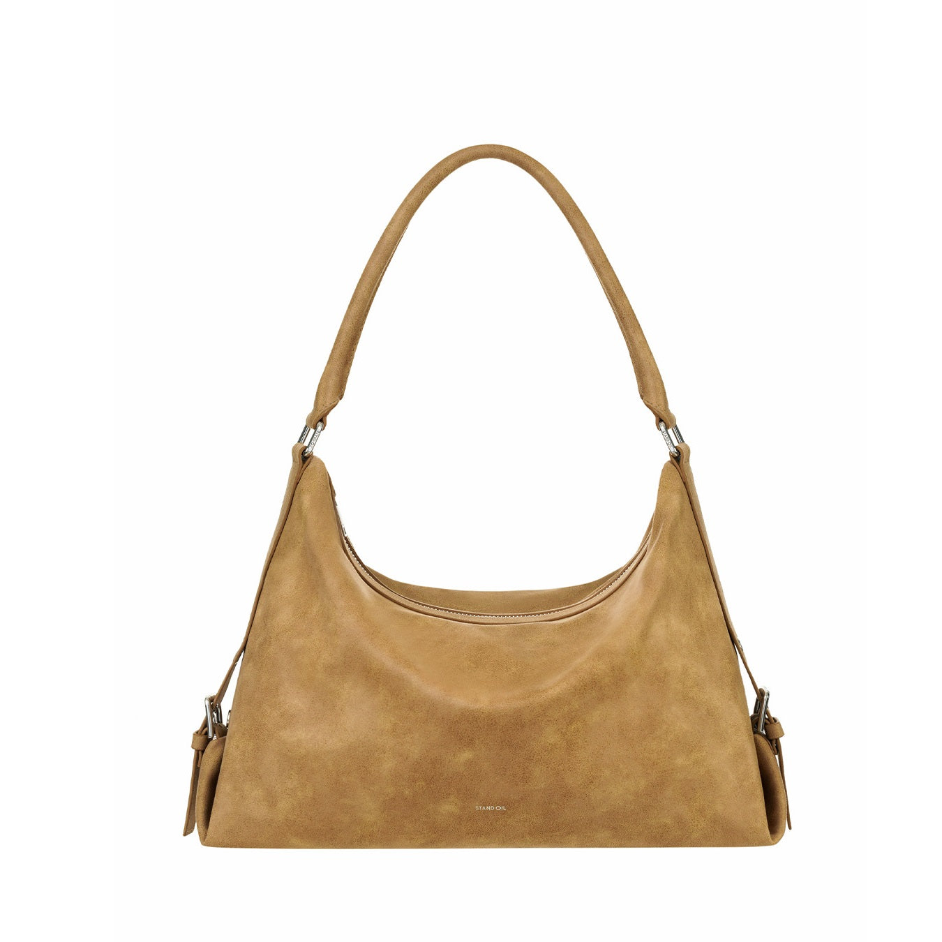 Túi Xách Stand Oil Mushy Bag #Camel-Kallos