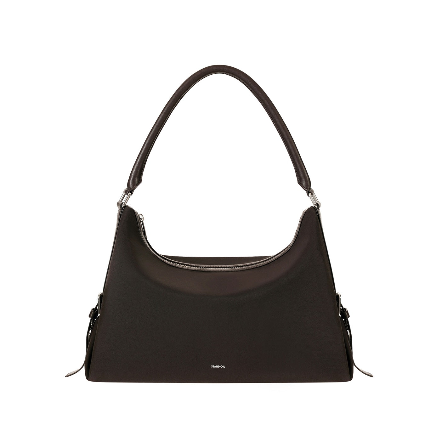 Túi Xách Stand Oil Mushy Bag Nylon #Brown-Kallos