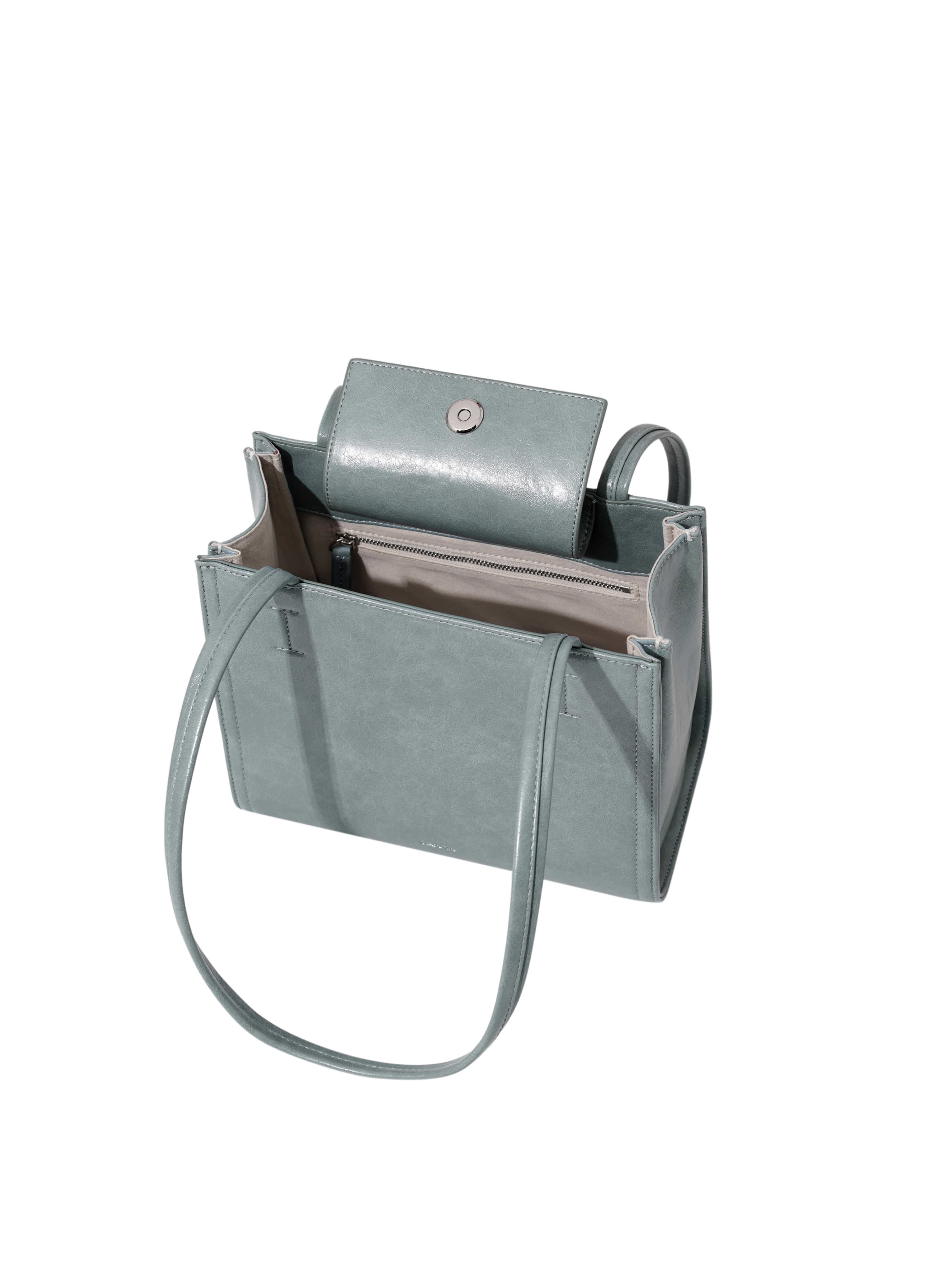 Túi Xách Stand Oil Oblong Bag Mini #Denim Blue-Kallos