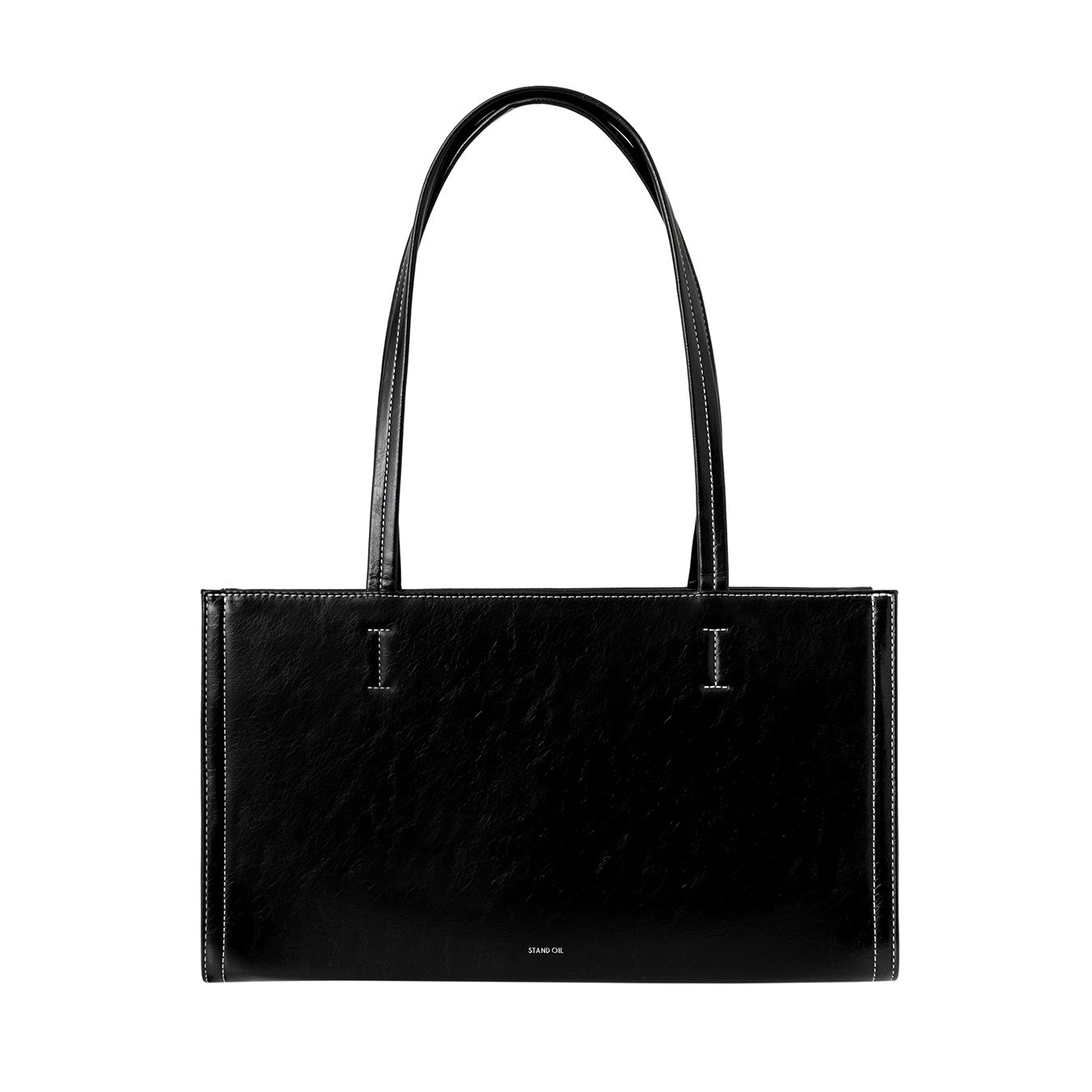 Túi Xách Stand Oil Oblong Bag #Stitch Black-Kallos