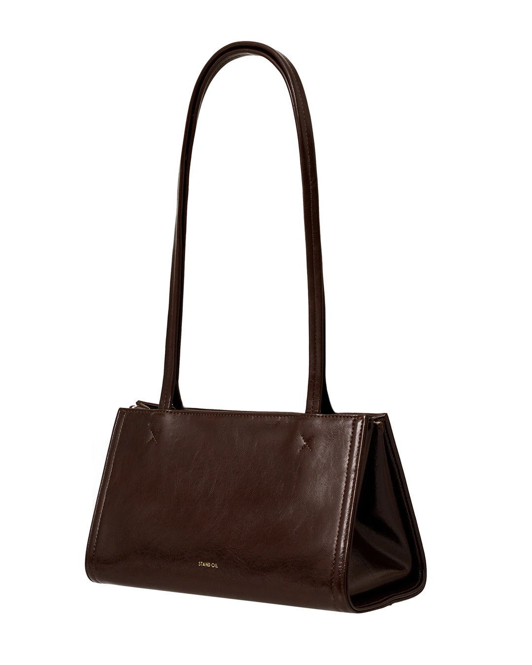 Túi Xách Stand Oil Oblong Bag Tiny #Marron