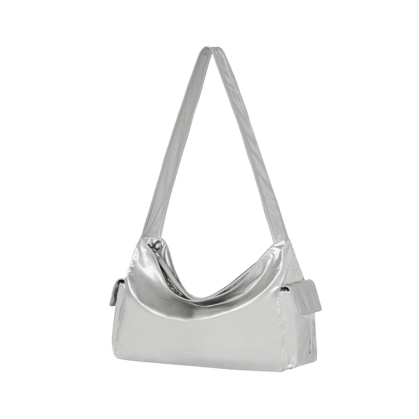 Túi Xách Stand Oil Slouch Pocket Bag #Silver-Kallos