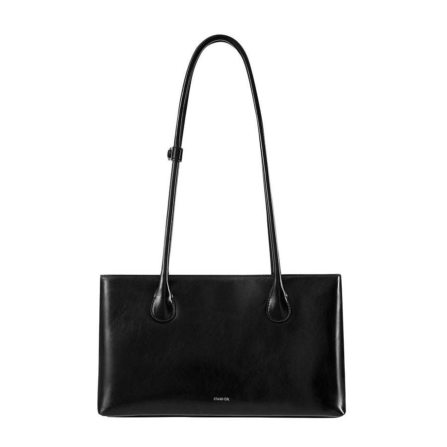 Túi Xách Stand Oil Square Low Bag #Black-Kallos