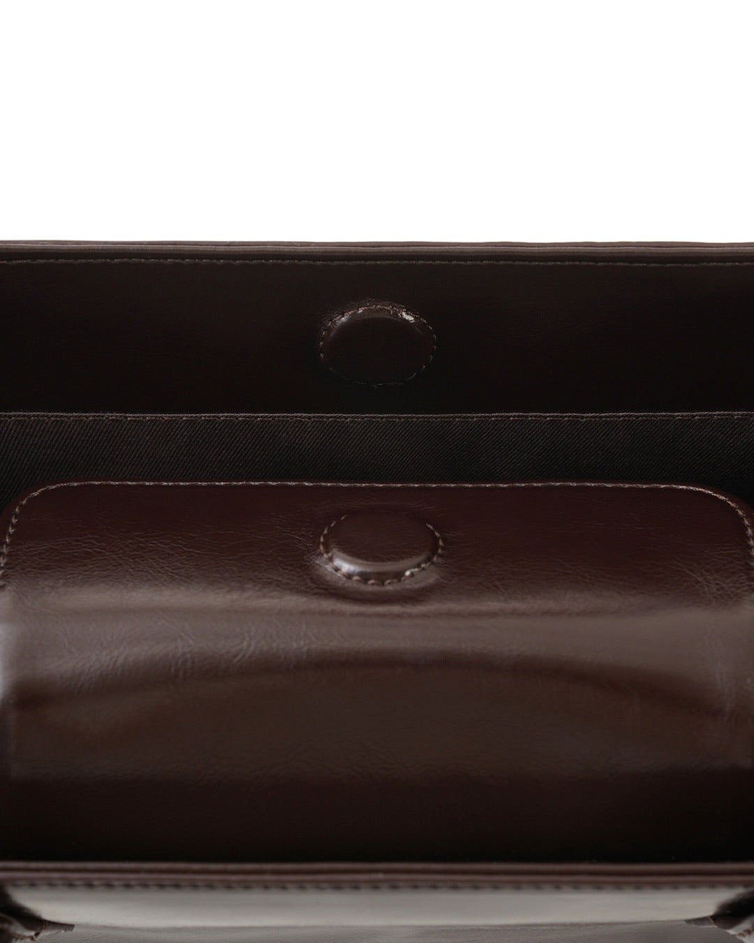 Túi Xách Stand Oil Square Low Bag #Marron