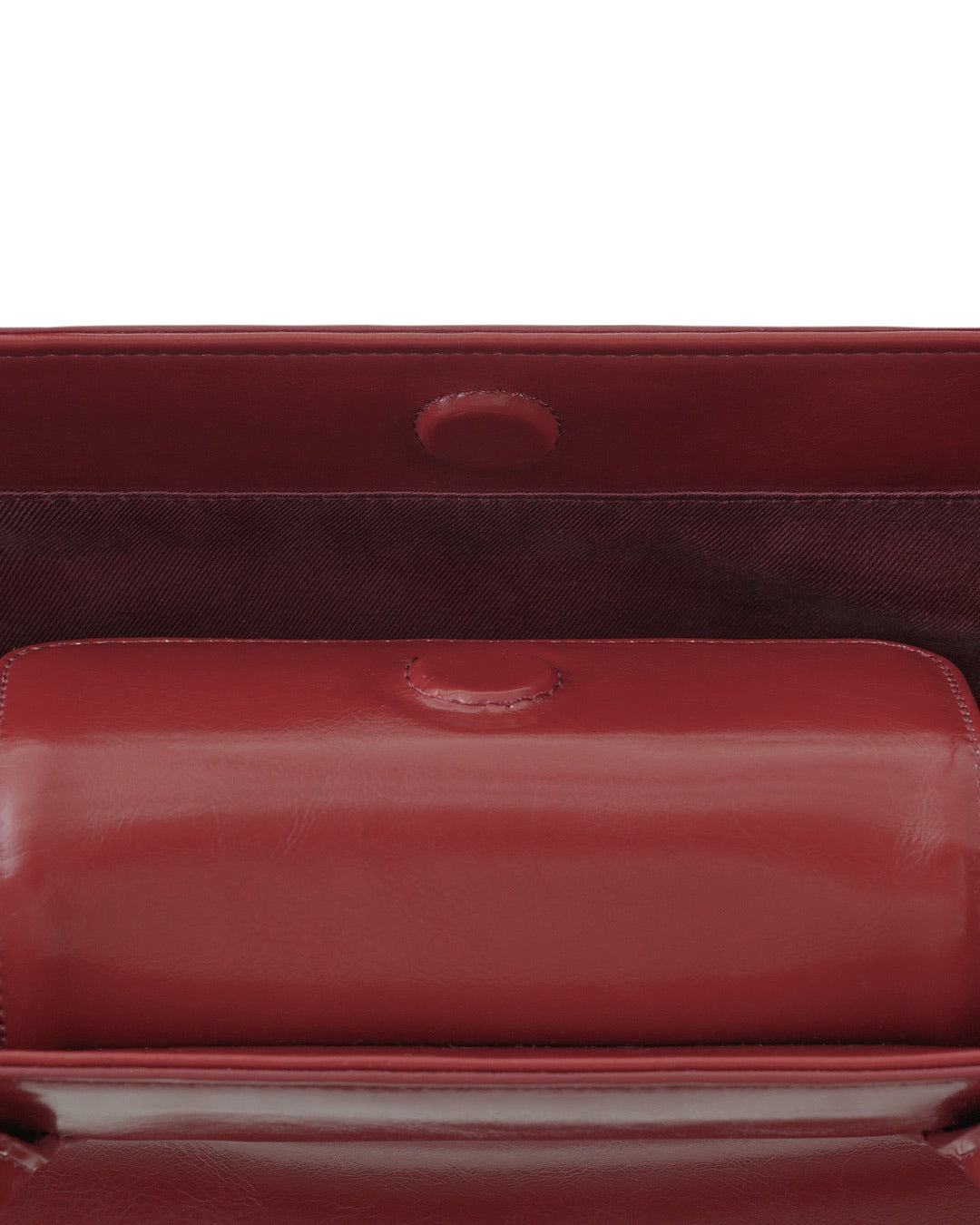 Túi Xách Stand Oil Square Low Bag #Red Wine