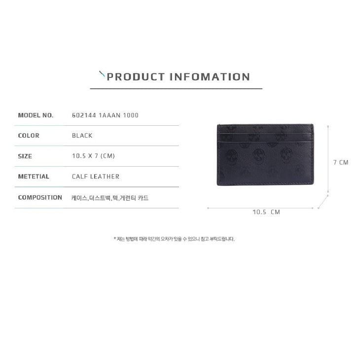 Ví Đựng Thẻ Alexander Mcqueen Biker Skull Card Wallet