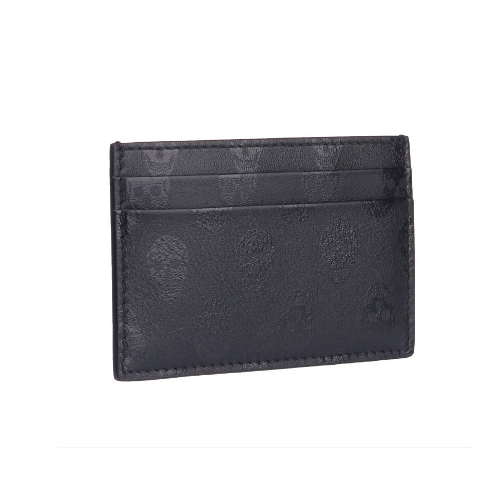 Ví Đựng Thẻ Alexander Mcqueen Biker Skull Card Wallet