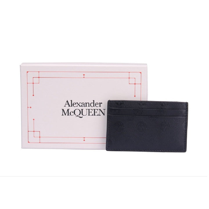Ví Đựng Thẻ Alexander Mcqueen Biker Skull Card Wallet