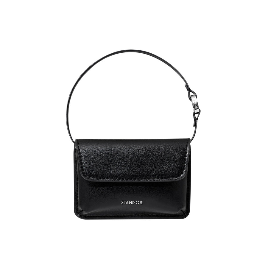 Ví Stand Oil Chubby Wallet #Black-Kallos