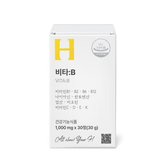 Viên About H Vitamin B Supplement 1000mg #30 Tablets-Kallos