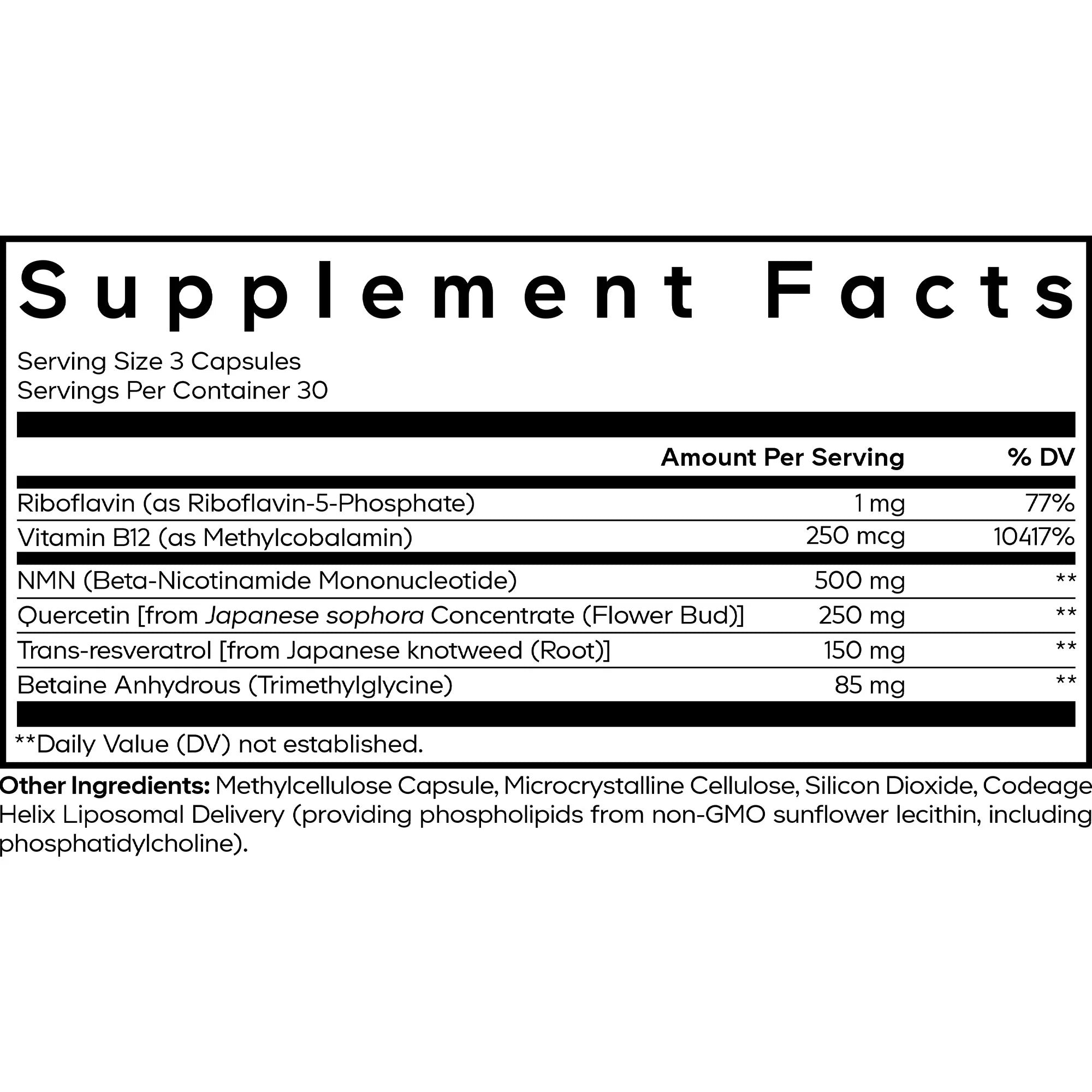 Viên CODEAGE Liposomal NMN Platinum-Kallos