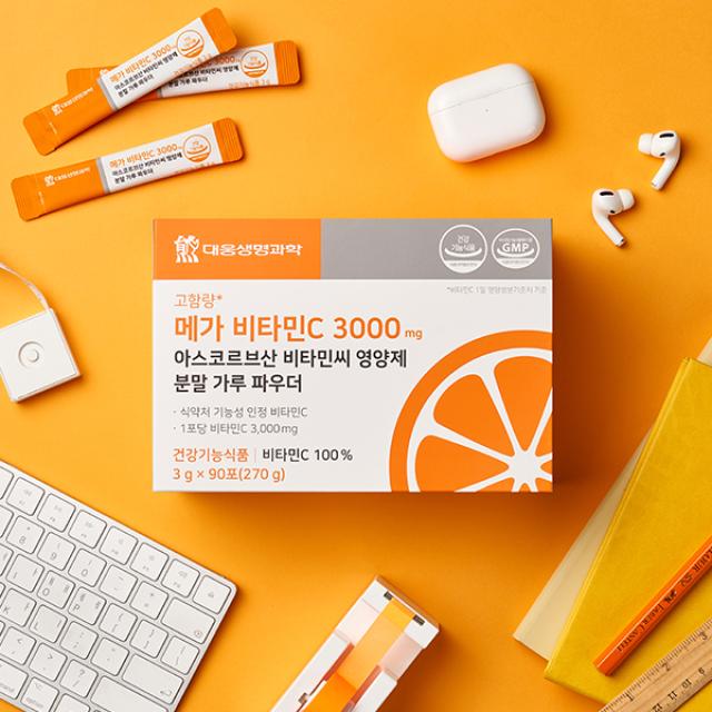 Viên Daewoong Life Science Mega Vitamin C 3000 #90 Sachets-Kallos