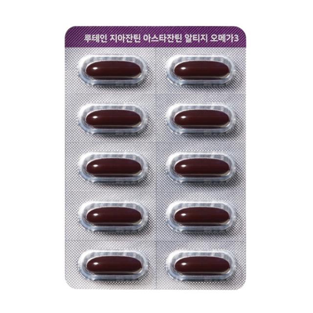 Viên Daewoong Lutein Zeaxanthin Astaxanthin rTG Omega-3 #60 Capsules-Kallos