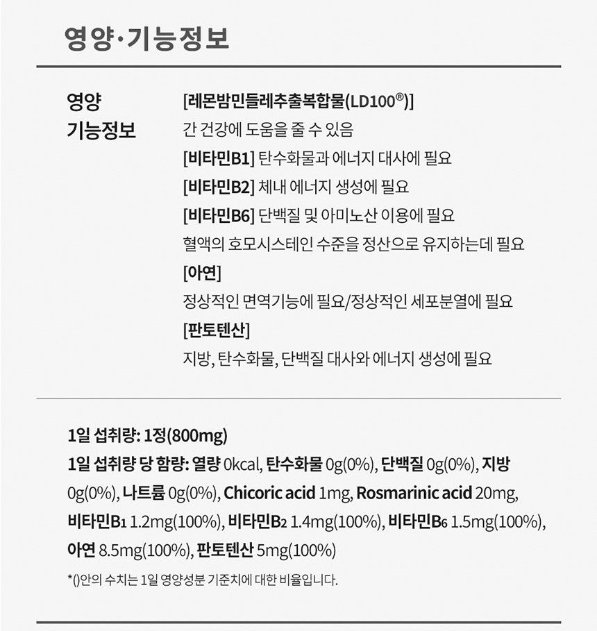 Viên Dr. Review Liver N Lemon Balm Dandelion LD100 #30 Tablets