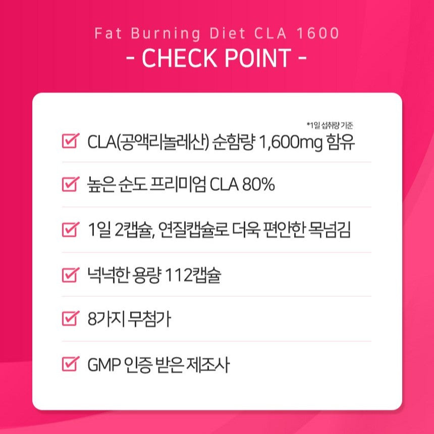 Viên Funeat Fat Burning Diet CLA 1600 #112 Capsules-Kallos