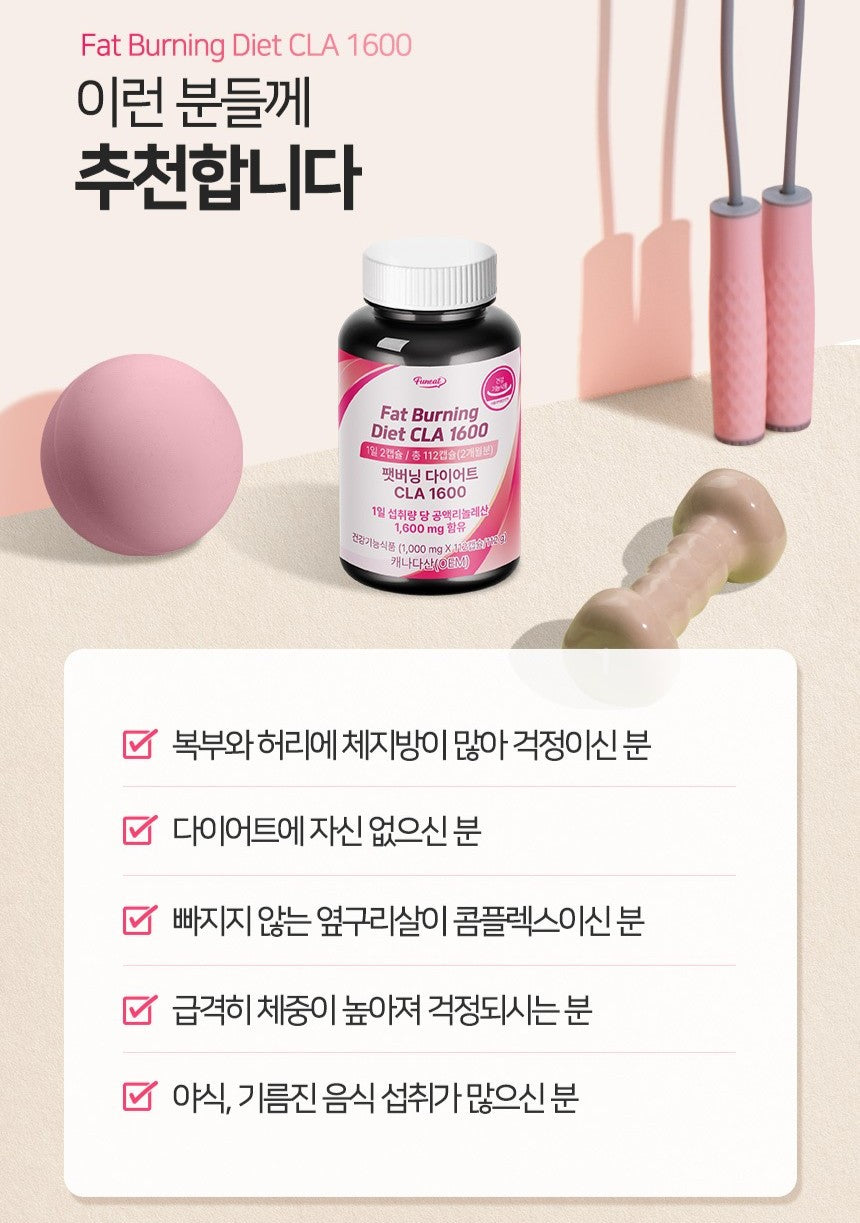 Viên Funeat Fat Burning Diet CLA 1600 #112 Capsules