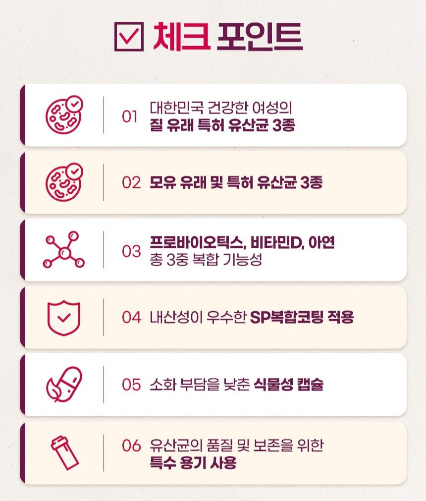 Viên Funeat Triple Inner Care Probiotics #30 Capsules