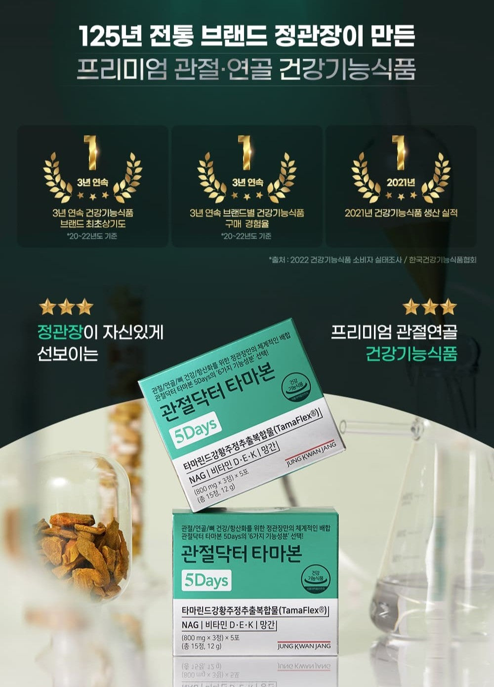 Viên Joint Doctor Tamabon 5 Days (800 mg x 3 Tablets x 5 Sachets)