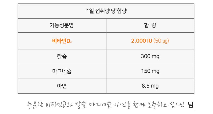Viên JW Seaweed Coral Calcium Magnesium Zinc Vitamin D 2000 IU #90 Tablets-Kallos