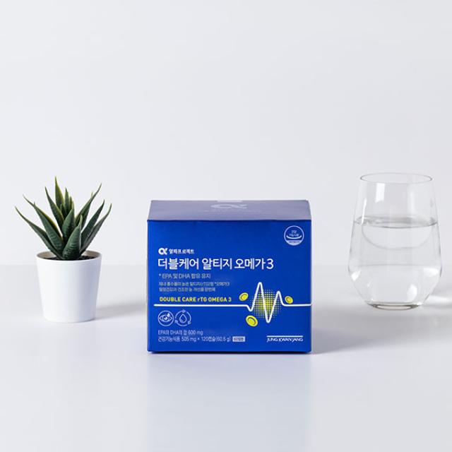 Viên KGC Jung Kwan Jang Alpha Project Double Care rTG Omega 3 #60 Days-Kallos