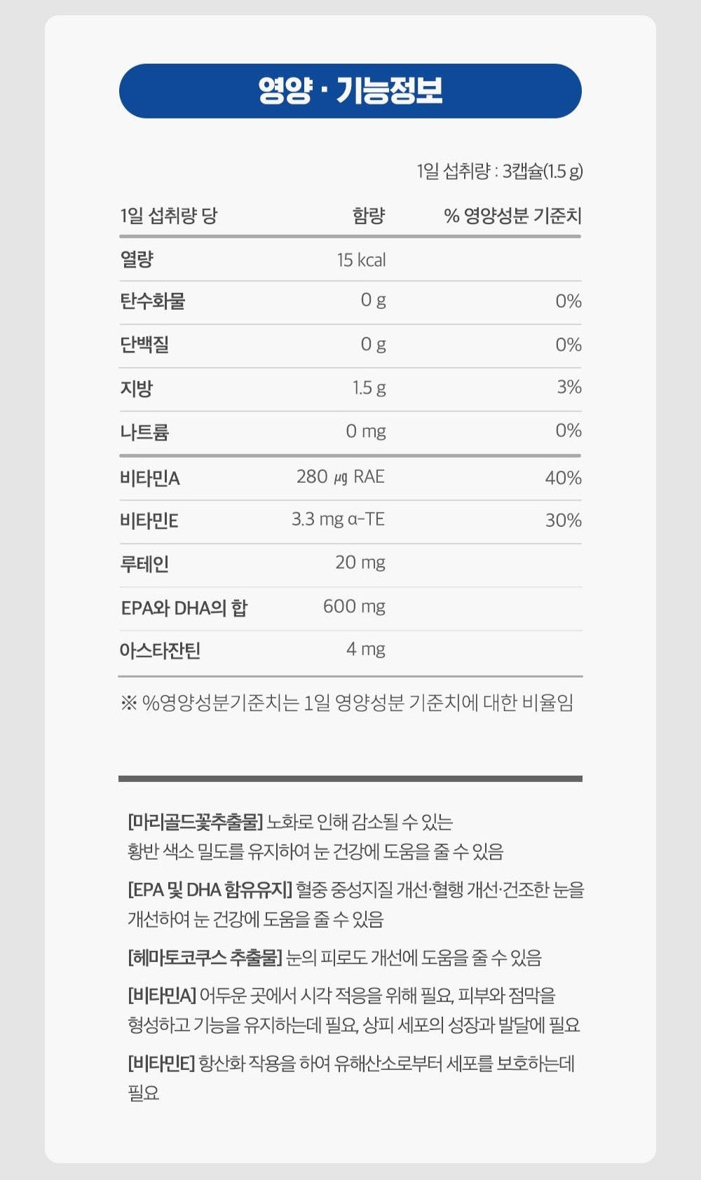 Viên KGC Jung Kwan Jang Alpha Project Focus Line Eye Health #30 Days