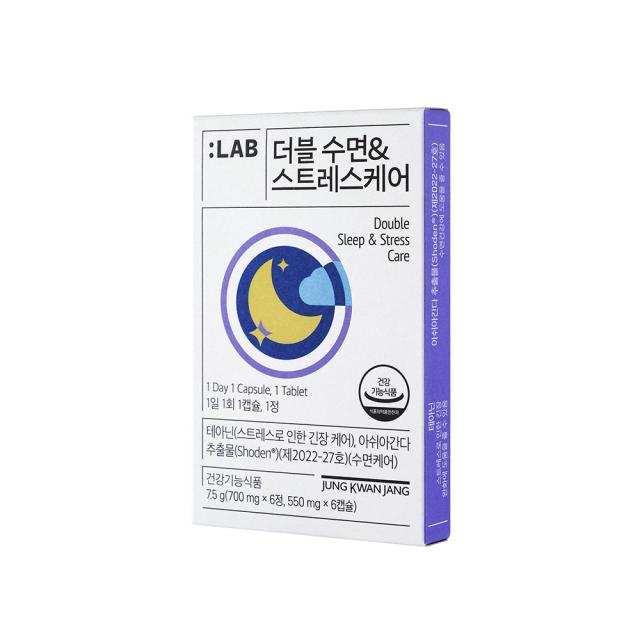 Viên KGC Jung Kwan Jang LAB Double Sleep & Stress Care #18 Days-Kallos