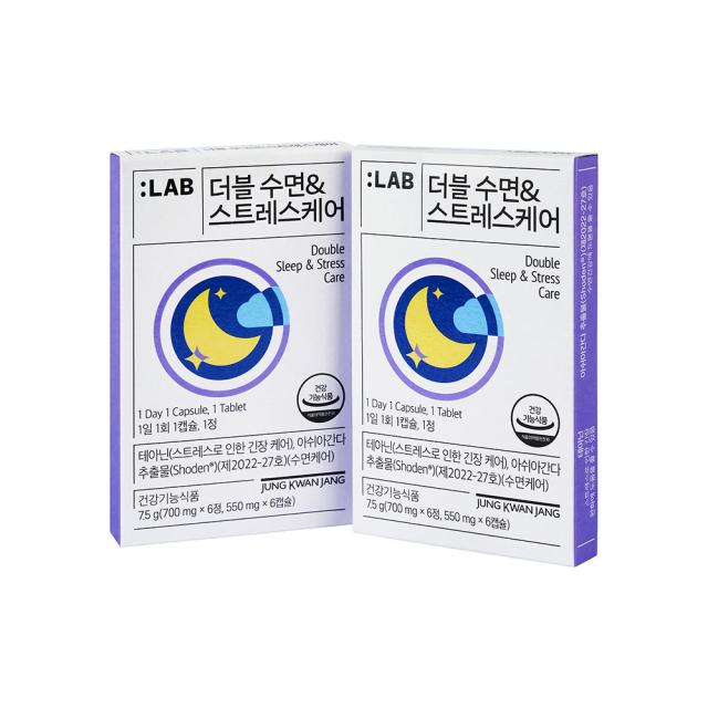 Viên KGC Jung Kwan Jang LAB Double Sleep & Stress Care #18 Days-Kallos