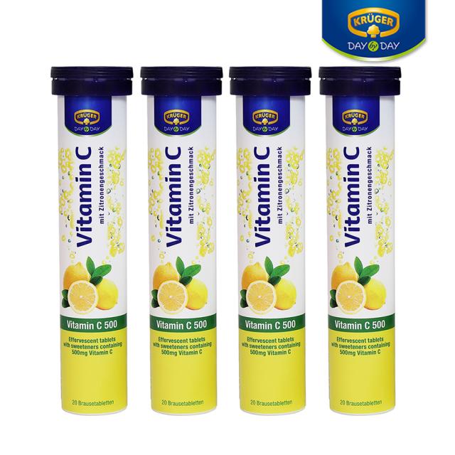Viên Krüger German Effervescent Vitamin C #20 Tablets-Kallos